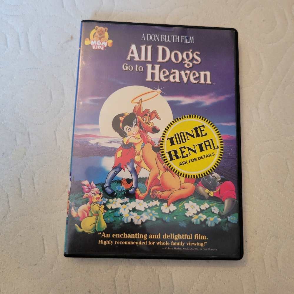 ⭐️2/$15⭐️All Dogs Go to Heaven DVD
